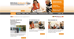 Desktop Screenshot of bdh-klinik-greifswald.de